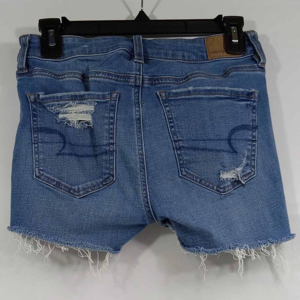 American Eagle Super Stretch Hi-Rise Jegging Shorts Size 4 - Picture 3 of 8